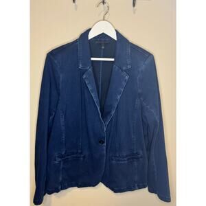 Lane Bryant Denim Stretch Blazer sz 22